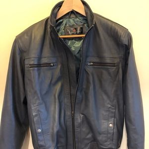 Brand new Lusso Men’s Leather Jacket, Large
